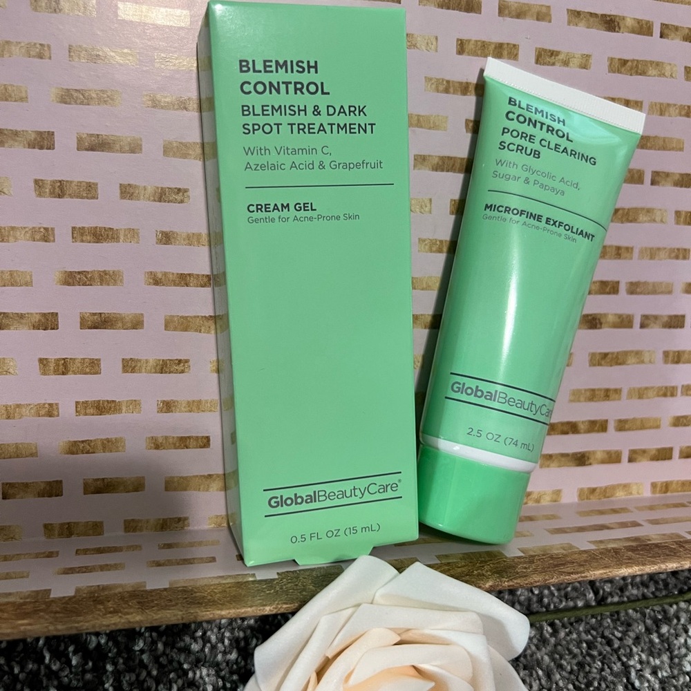 Blemish Control Cream Gel & Pore cleansing scrub